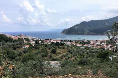Land-Plot with Building Permission - Above Skopelos Town